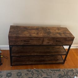 Wooden Tv Stand With Drawers 
