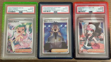 Pokemon card slabs