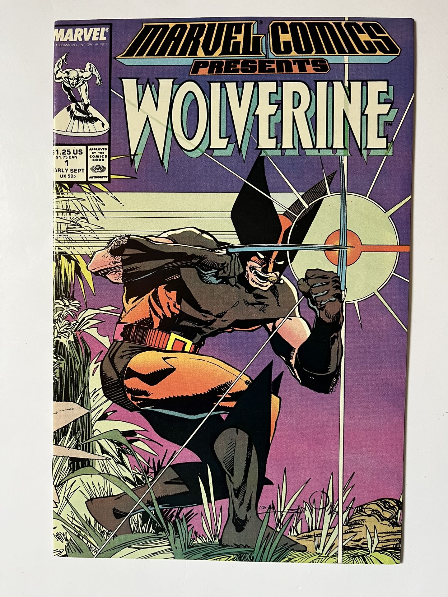 Wolverine # 1 Marvel Comics Presents 1st App. Sapphire Styx 1988 Claremont Janson Buscema