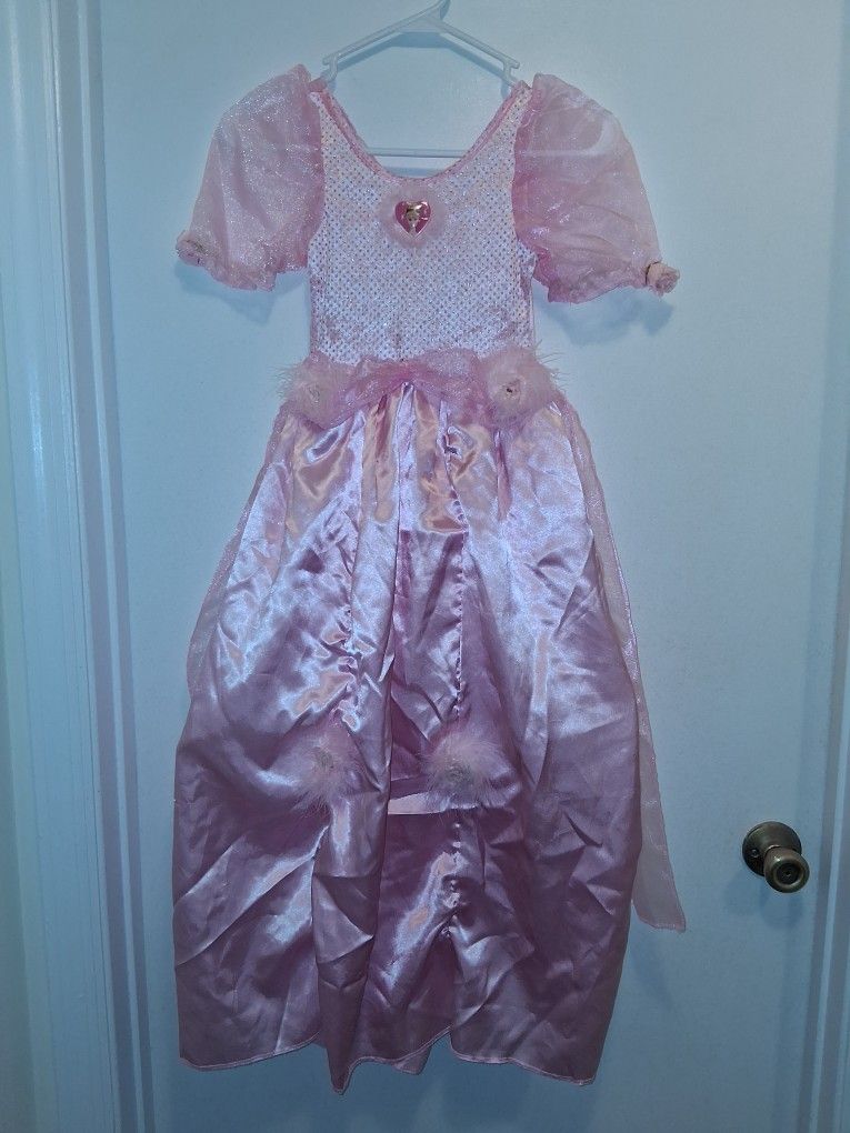 Pink Barbie Gown Halloween Costume 