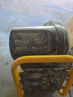 DeWalt 15gal compressor