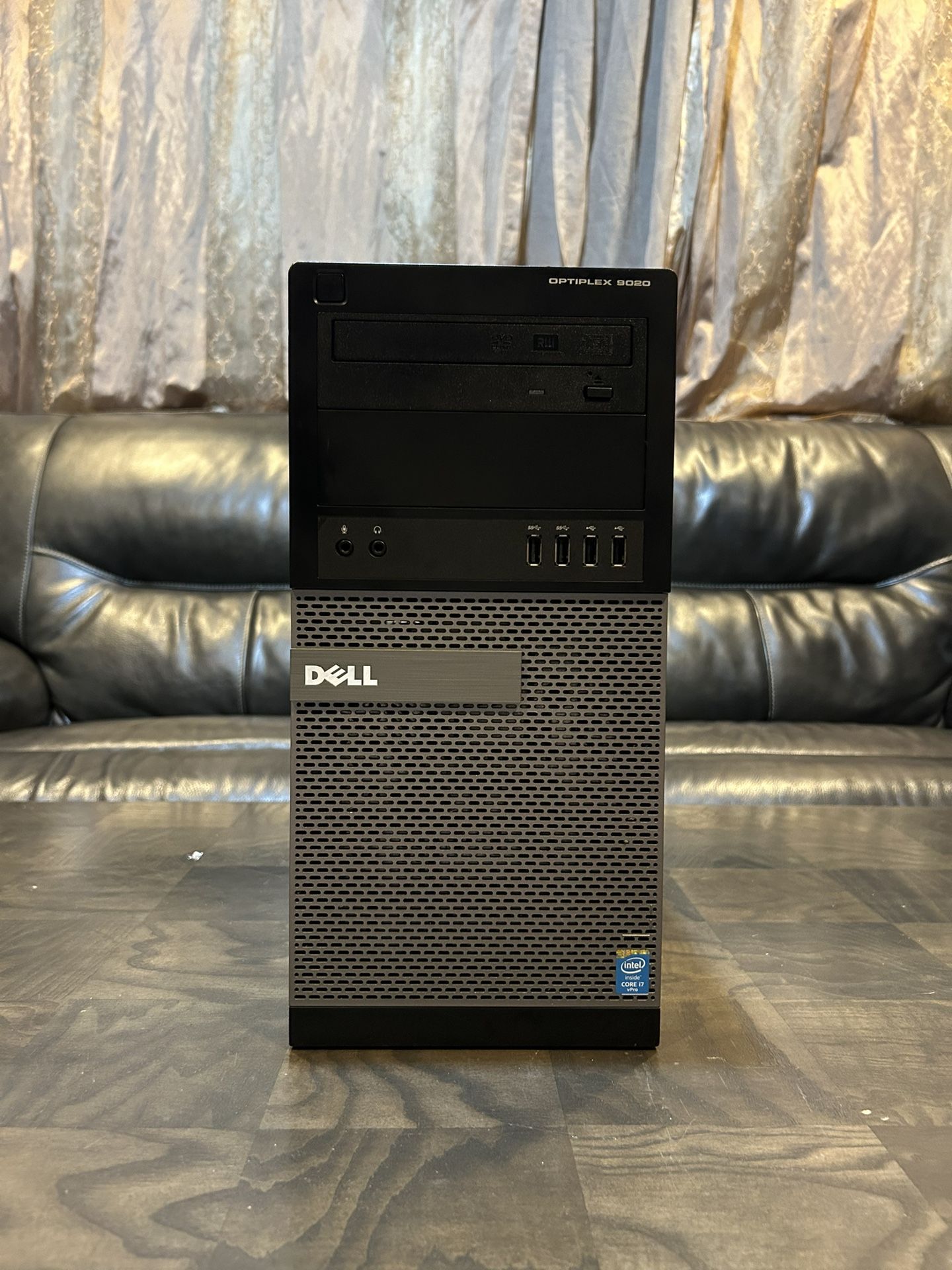 Gaming DELL Optiplex 9020 MT Core i7 16GB RAM 500GB SSD GTX 1060 6GB GPU Windows 11 desktop computer