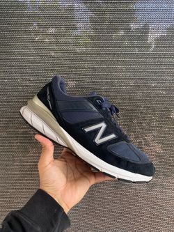 New Balance 990v5 Made in USA Navy Black Running Shoes