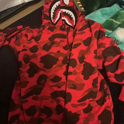 red bape jacket