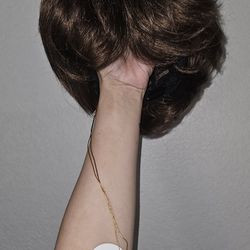 Short Brunette Clip In Wig