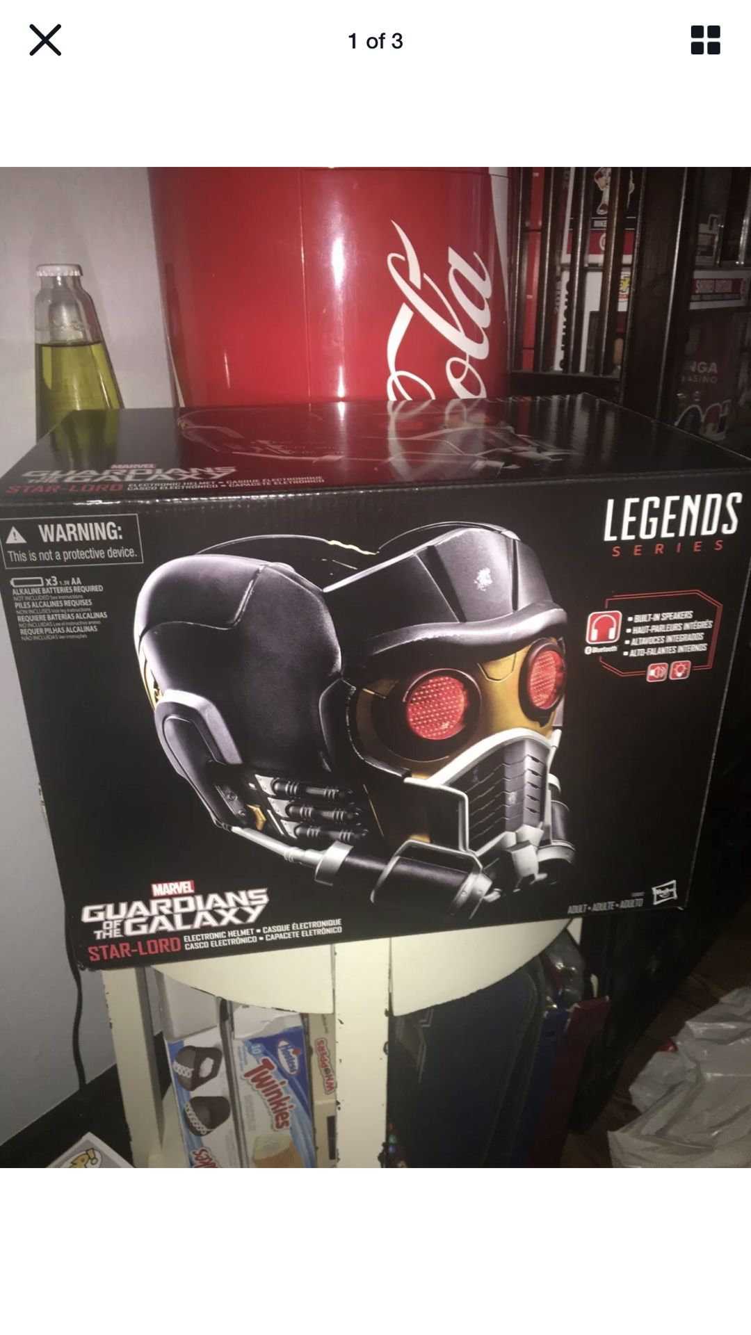 Marvel C0692 Star Lord Electronic Helmet Action Figure
