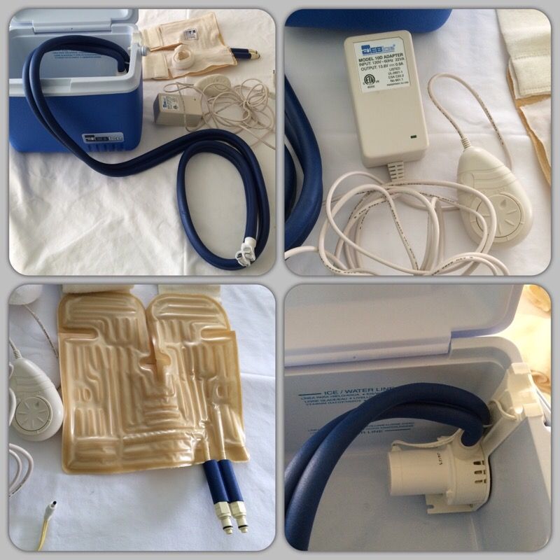 EBIce cold therapy system after surgery pain relief