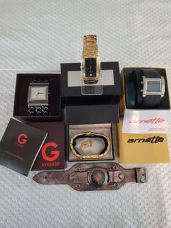 5 vintage wrist watches