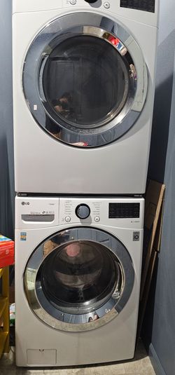 LG STACKABLE WASHER AND DRYER