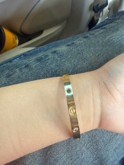 Gold Cartier bracelet