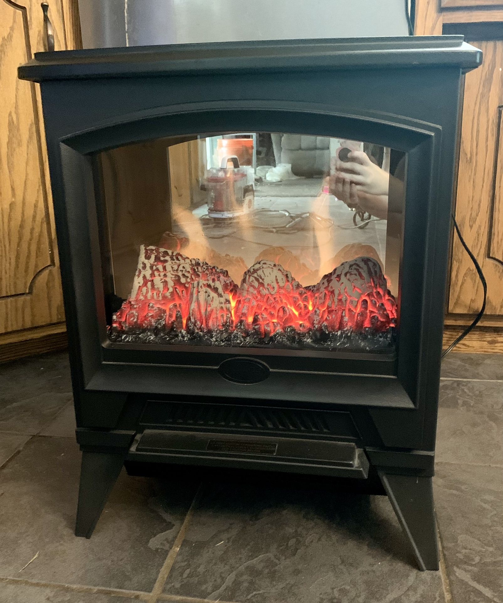 Electralog 1500Watt Air Heater Fireplace