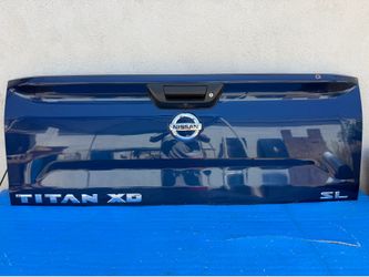 2020 2021 2022 2023 2024 Nissan Titan Rear Tailgate Blue Complete OEM