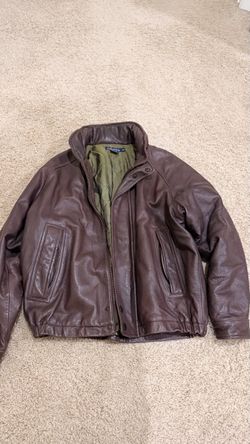 Nautica 1990 Leather Jacket Size 44/S
