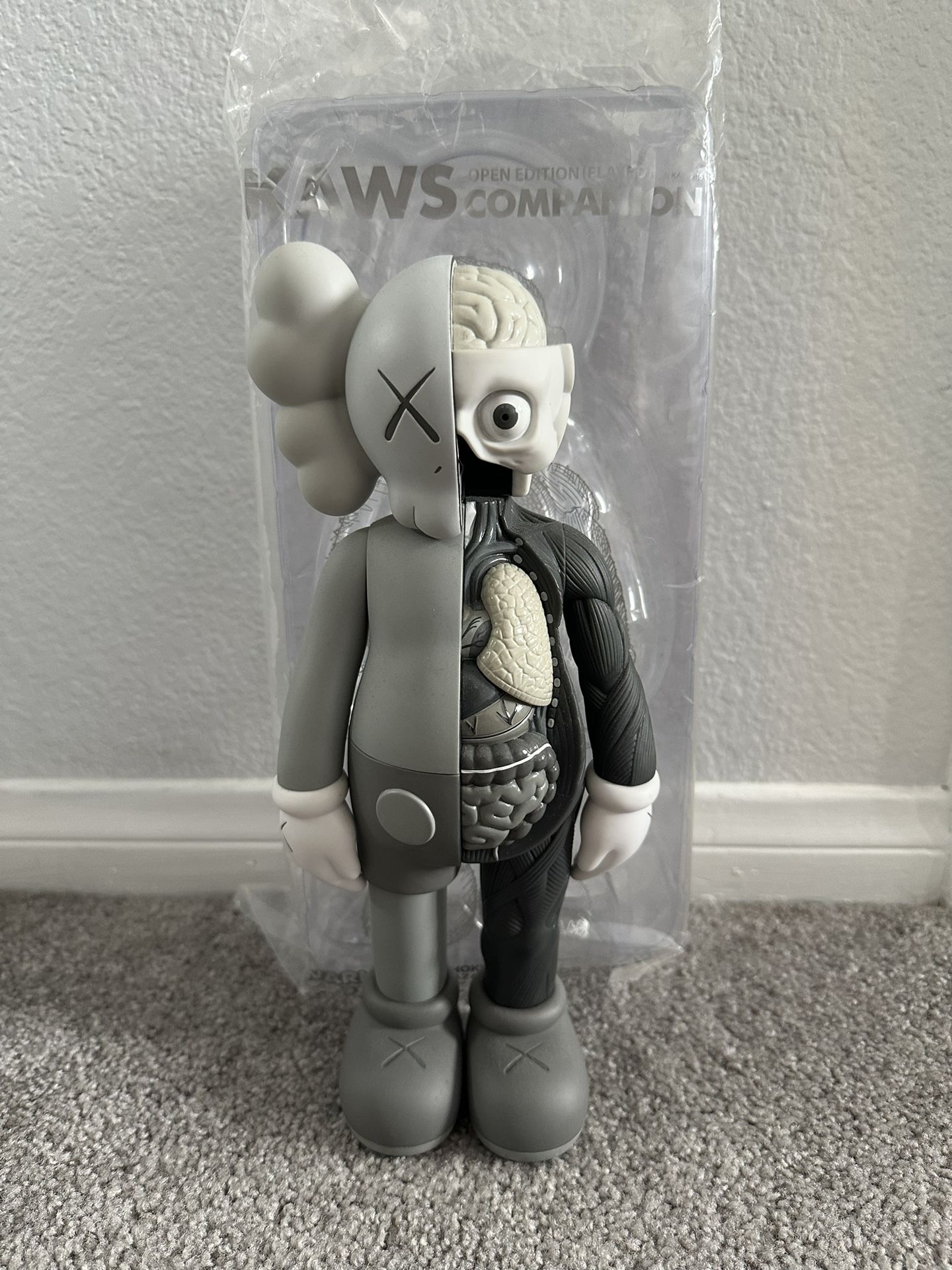 KAWS Companion Open Edition GREY Set (Original and Flayed) for 