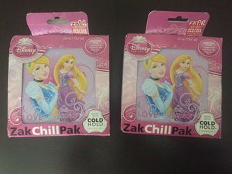 Back to School Disney Princess Zak Chill Pak Sandwich Container New