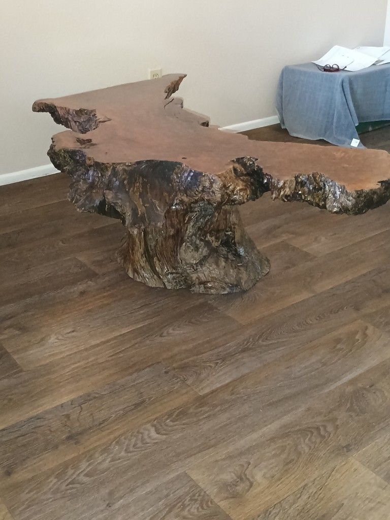 Burl Wood Coffee Table $2000