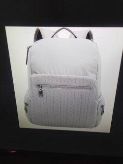 New Sherpani Bryce backpack soft silk anti theft RFID protection for travel in willow color