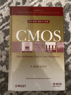CMOS Circuit design, Layout, and Simulation by Jacob Baker Third Edition