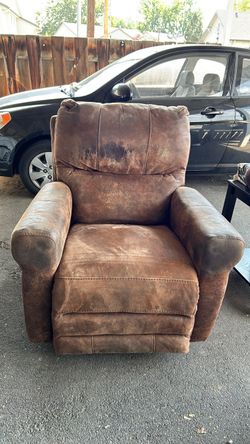Leather Recliner Brown