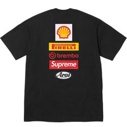 Supreme Ducati Logos Tee Black