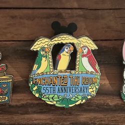Disney Pins - Tiki Room 55th Anniversary LE pins