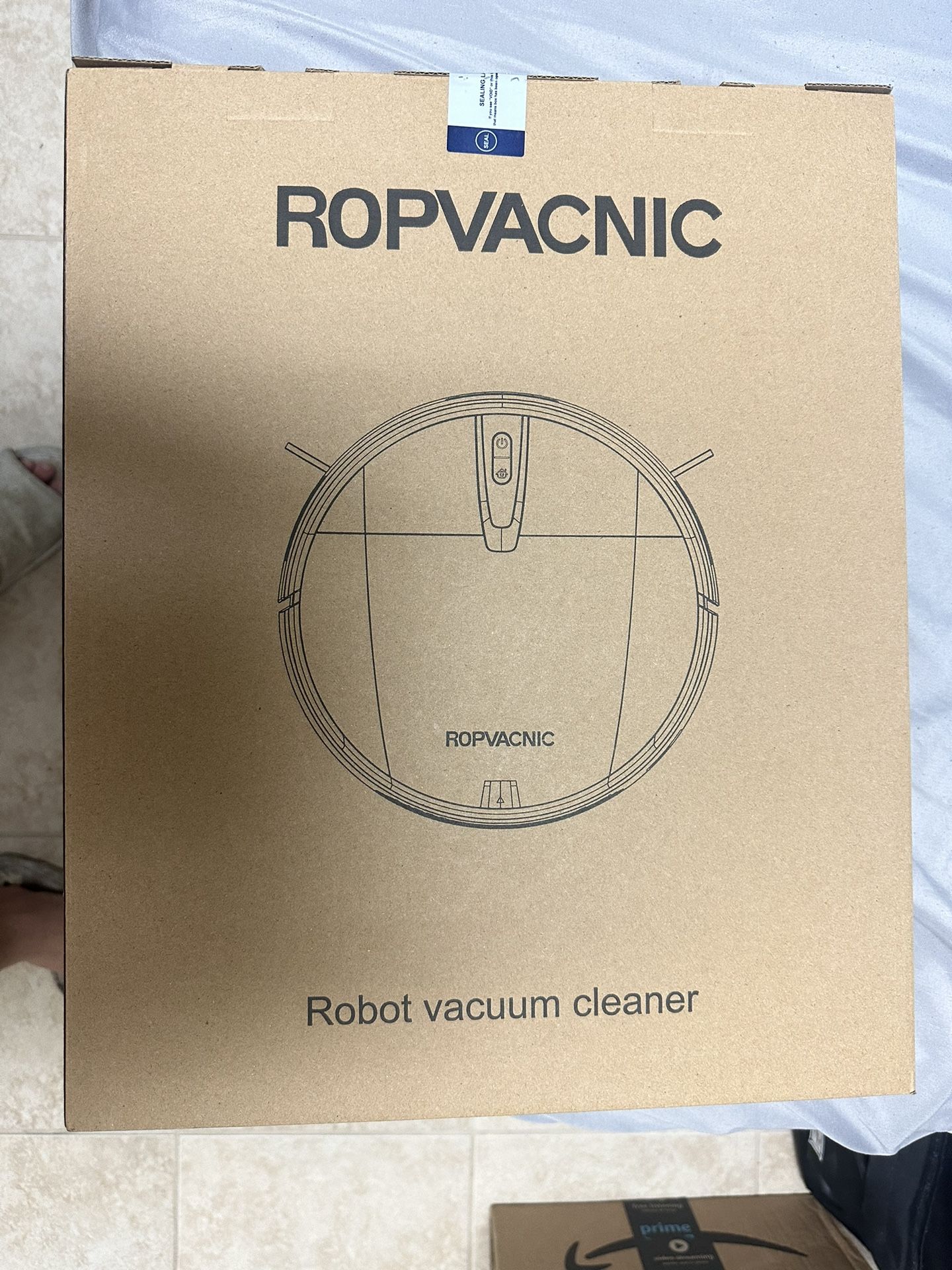 ROPVACNIC Robot Vacuum Cleaner With 3000Pa Cyclone Suction