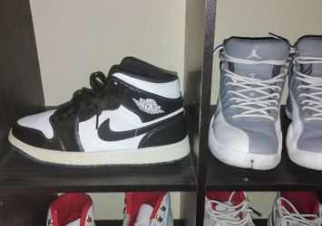 Black And White Jordans