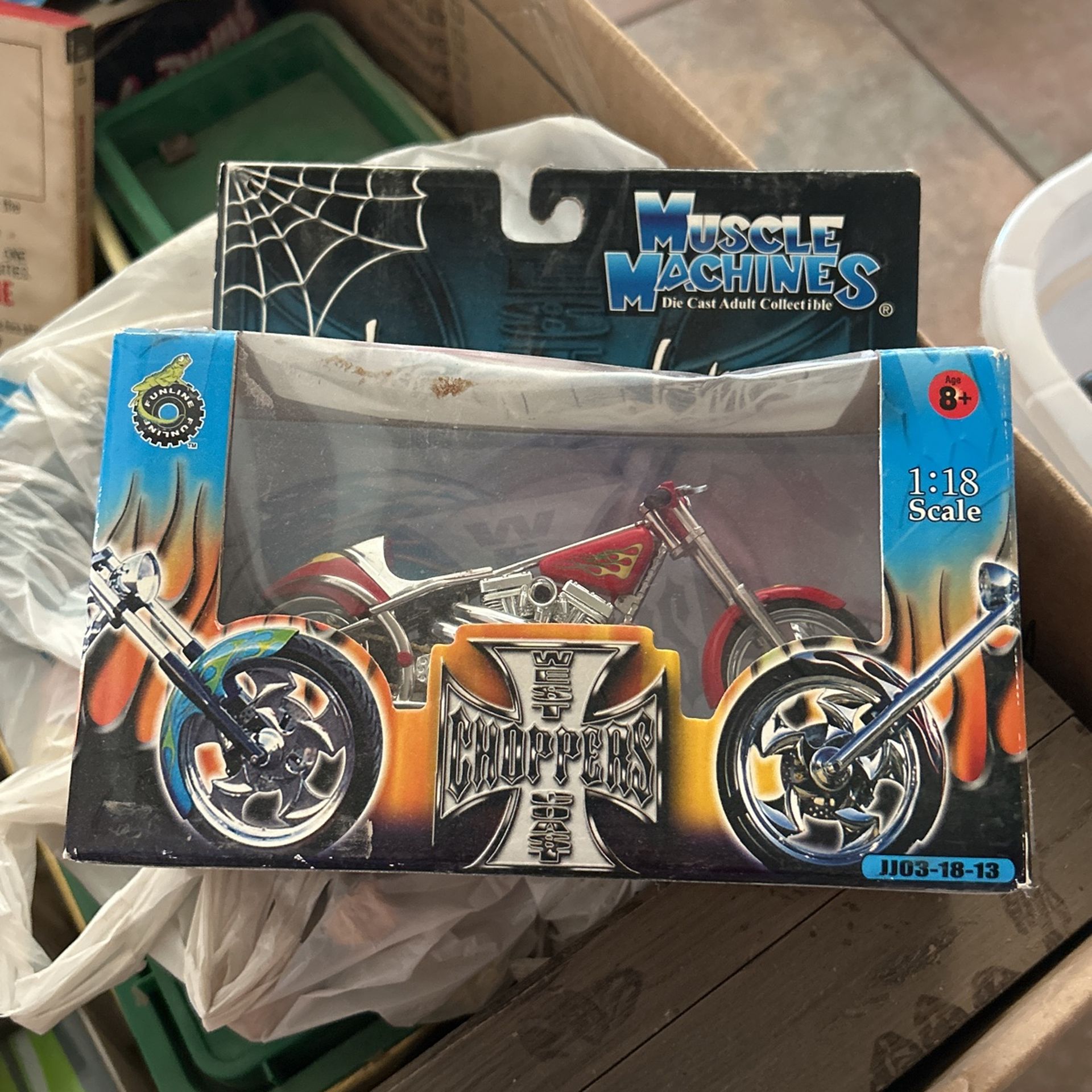 Motorcycle Toy In Box