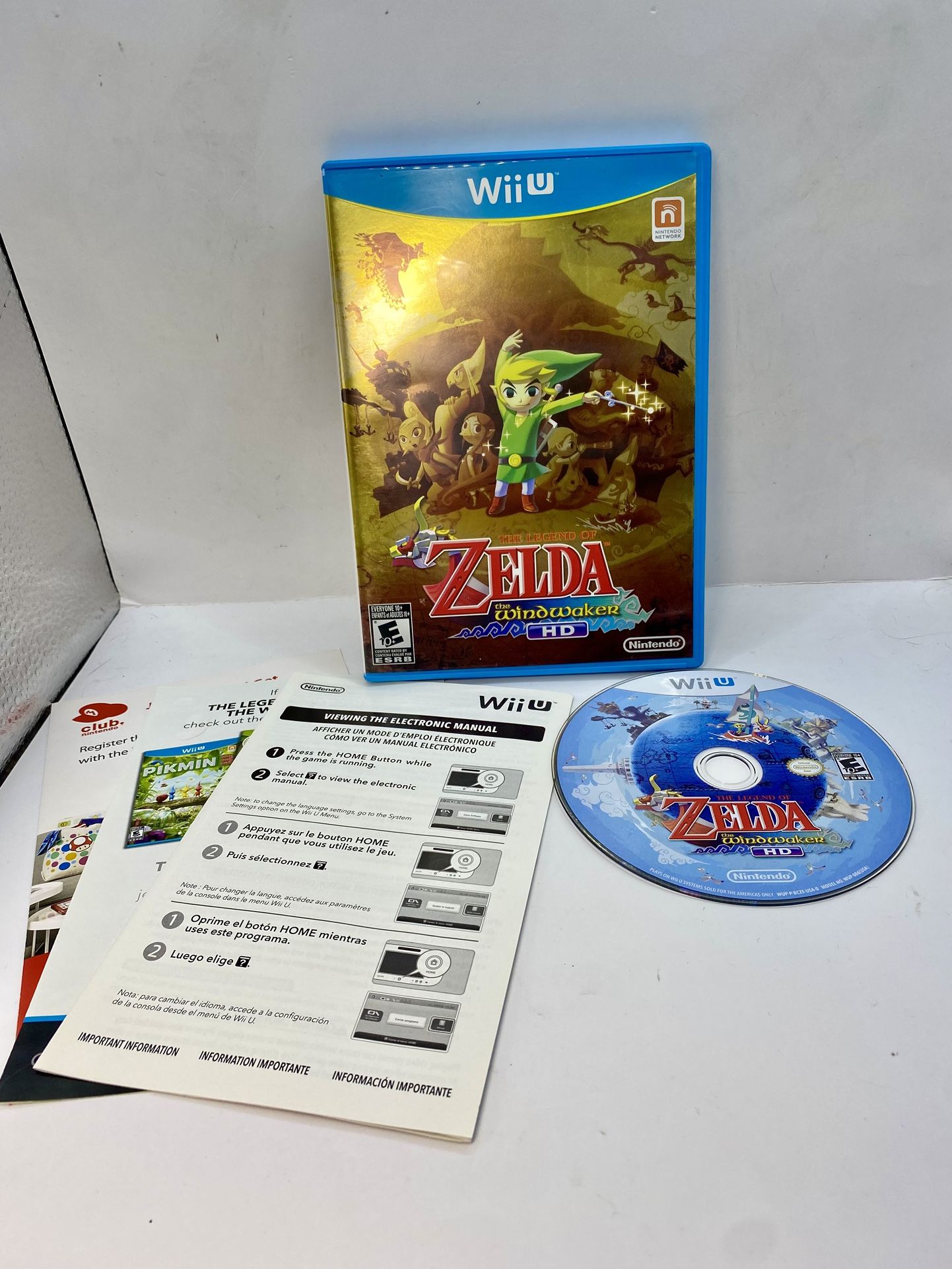 Legend of Zelda: The Wind Waker HD Limited Edition(Wii U, 2013) CIB Minty
