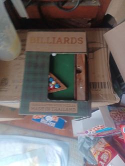 Billiards wooden pool table for sale