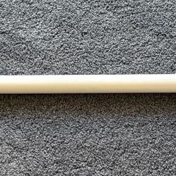 White Tension Rod Extends From 40" to 77" (6.5')