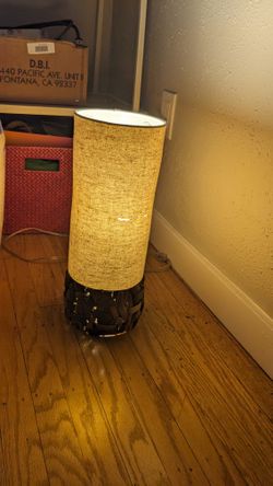 Woven, Jute Lamp