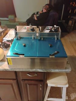 Commercial Double Basket Electric Deep Fryer