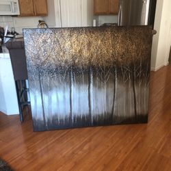 Large Canvas Painting.