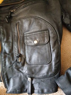Leather USA Motorcycle Jacket 