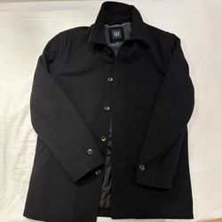 Gap Black Button Up Men’s Jacket Size M