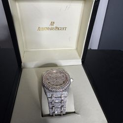 AP MOISSANITE WATCH 2 TONE