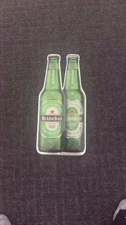 Man Cave Decor Heineken Sign.