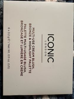 Iconic London Multi-Use Cream Blush, Bronze & Highlight Palette