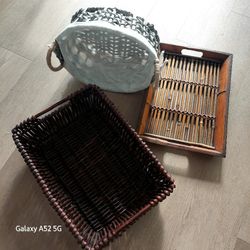 3 Baskets $30