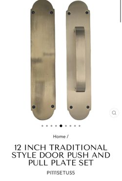 Door Push & Pull Plate Set