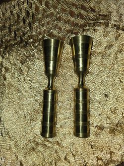 Brass Candle Sticks by Jens Quistgarrd