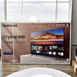 75 “ Samsung Smart 4K LED HDR Tv