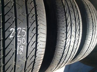 225 50 18 three Bridgestone tires $20 each