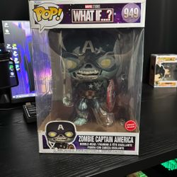 Zombie Captain America Jumbo Funko Pop