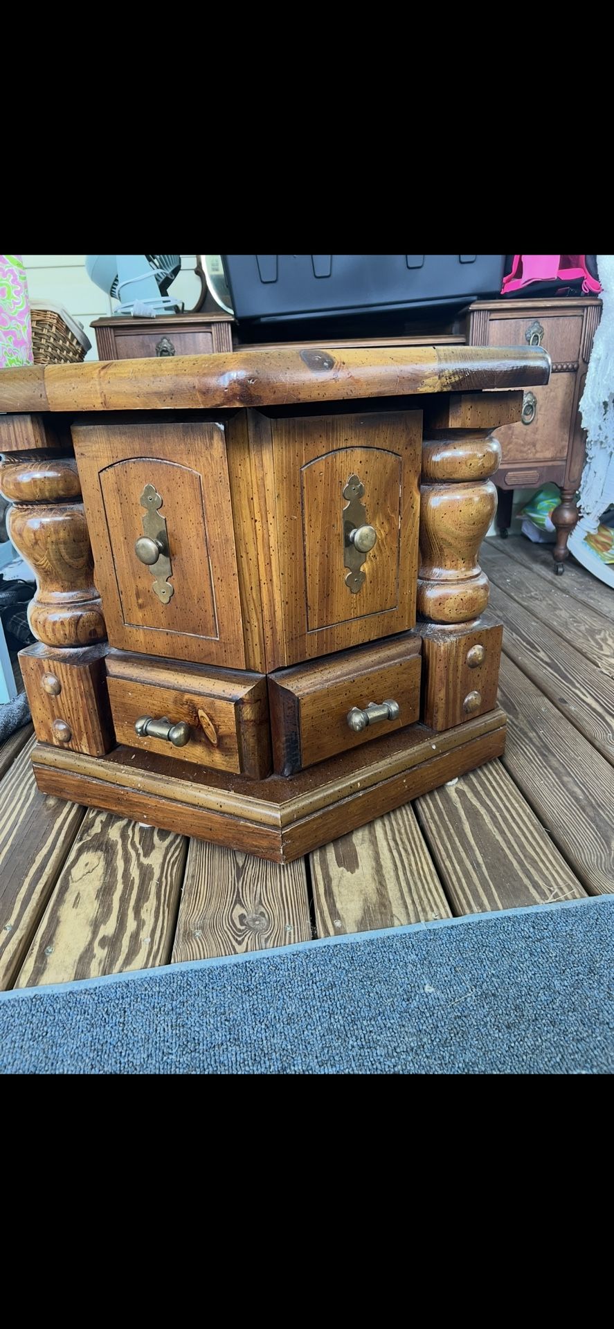 Hexagonal Side Table