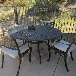 Outdoor Dining Set By Sedona Cast Aluminum, Home Depot 2024
