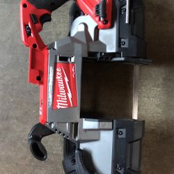 Milwaukee M18 Fuel Brushless Deep Cut Band Saw Like New 