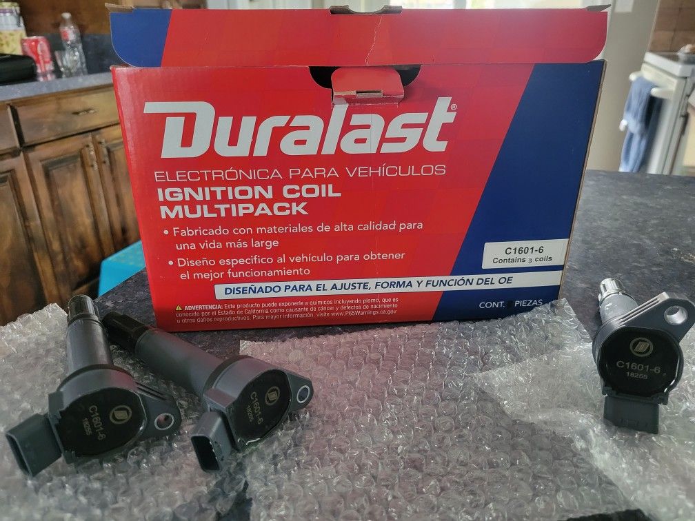 Toyota Sienna 2007-2015 Duralast ignition coils C1601-6