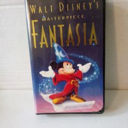 Fantasia VHS 1132 collectable has original packaging paperwork. Black clamshell. Excellent condition. Doesn't have cellophane wrap. BUBBLE WRAP SHIPPE